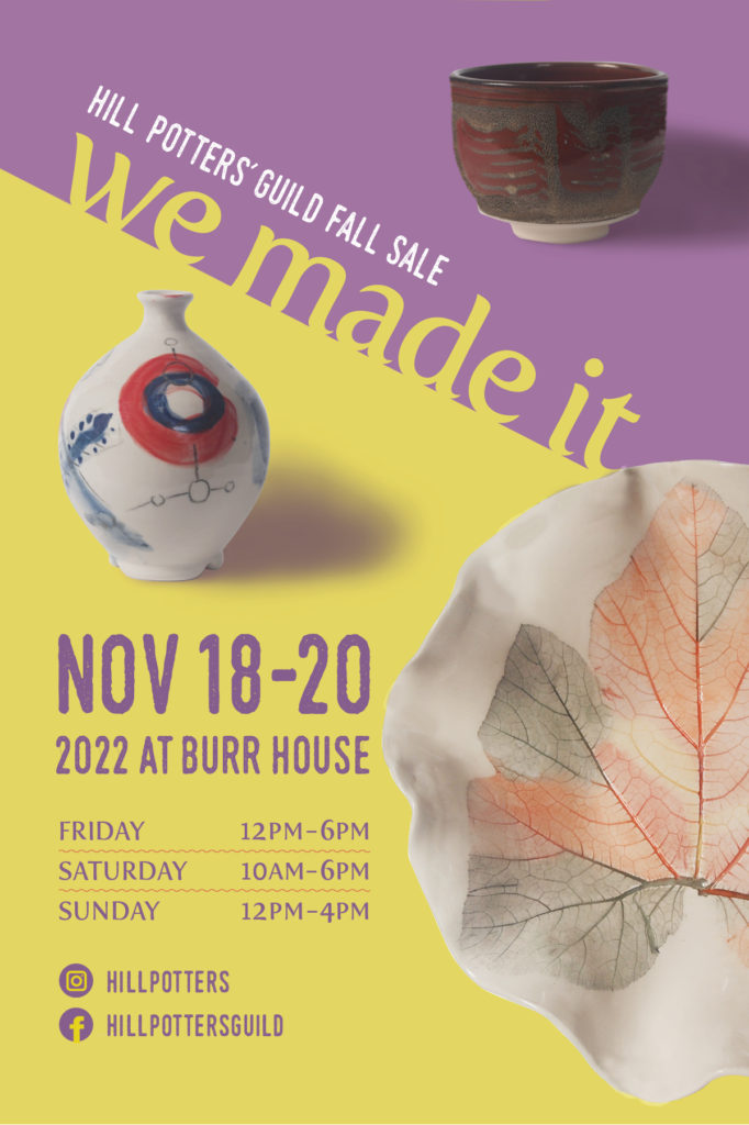 Hill Potters’ Guild Fall Sale