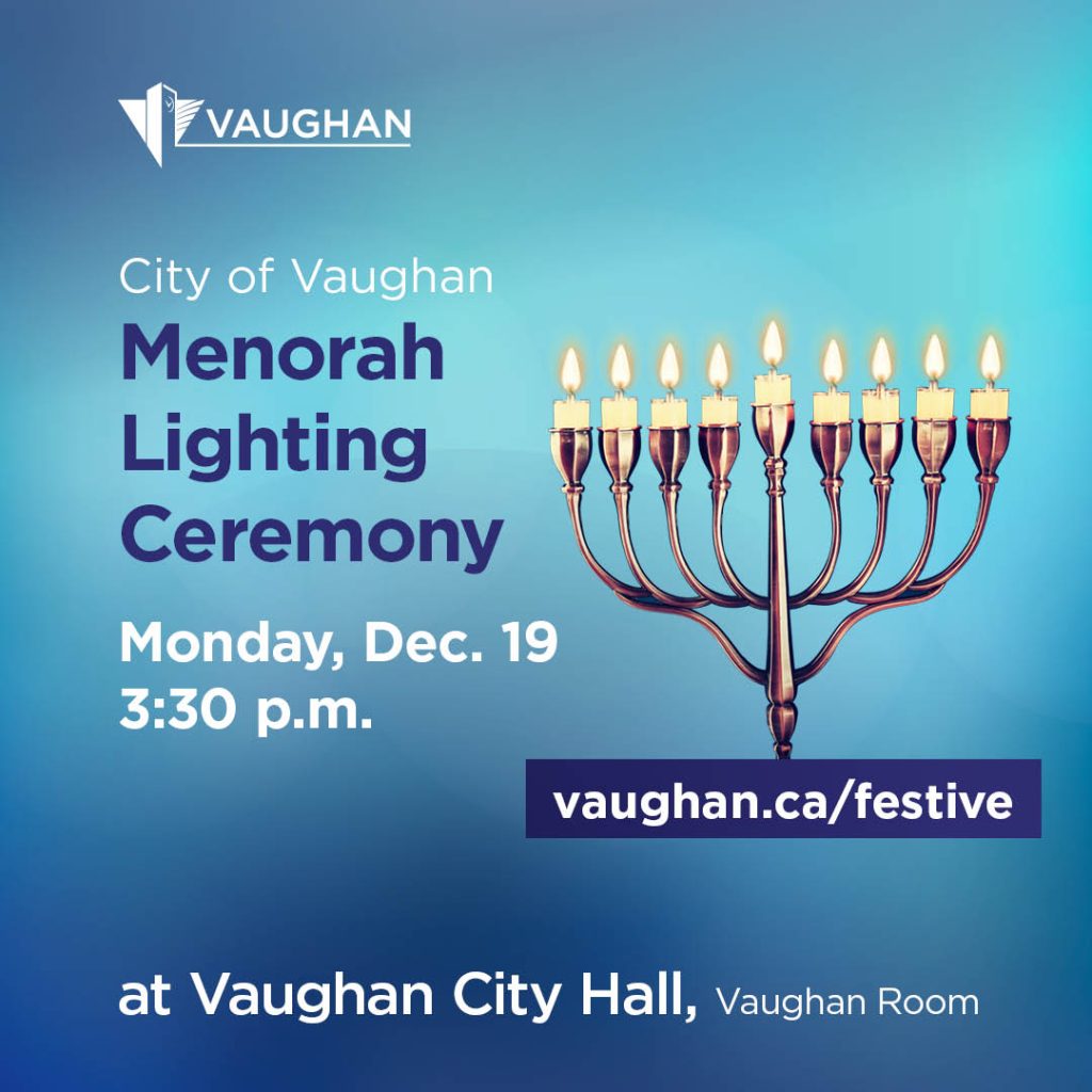 Vaughan’s Menorah Lighting Ceremony