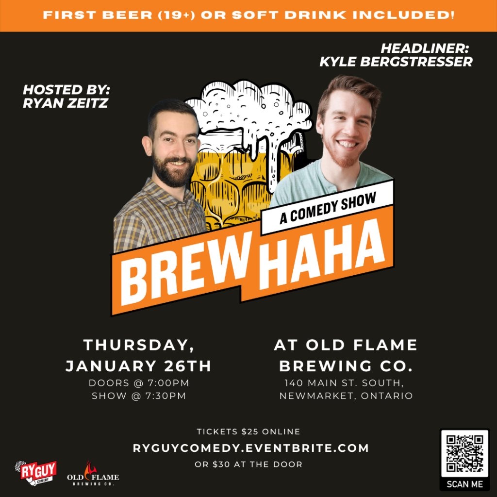 Brew HAHA Comedy Night ft. Headliner: Kyle Bergstresser