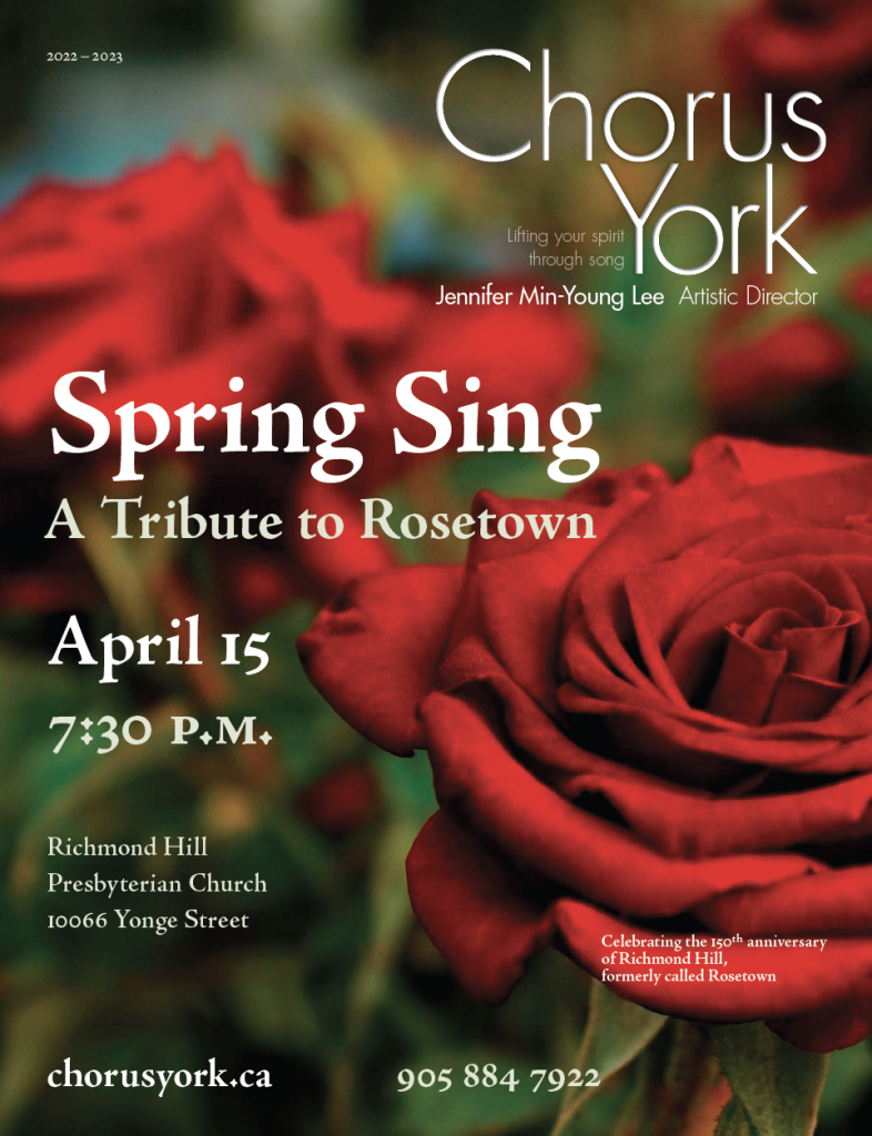 Spring Sing – A Tribute to Rosetown